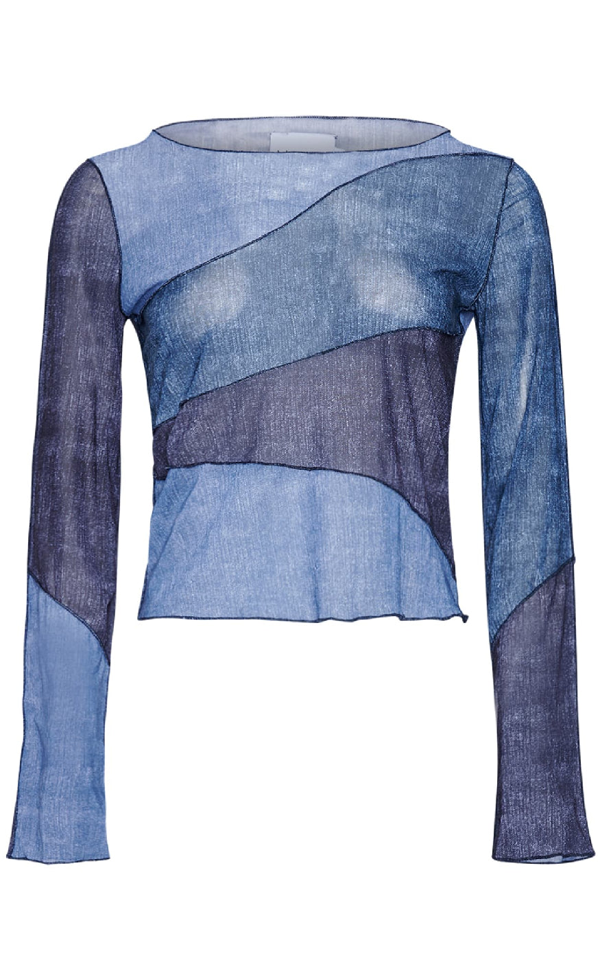 Top   Jane   Odera Print fra Noella