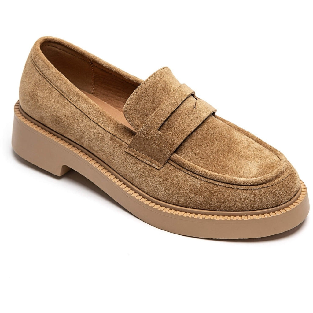 Norah Dame Loafers 1858   Camel fra Shoes
