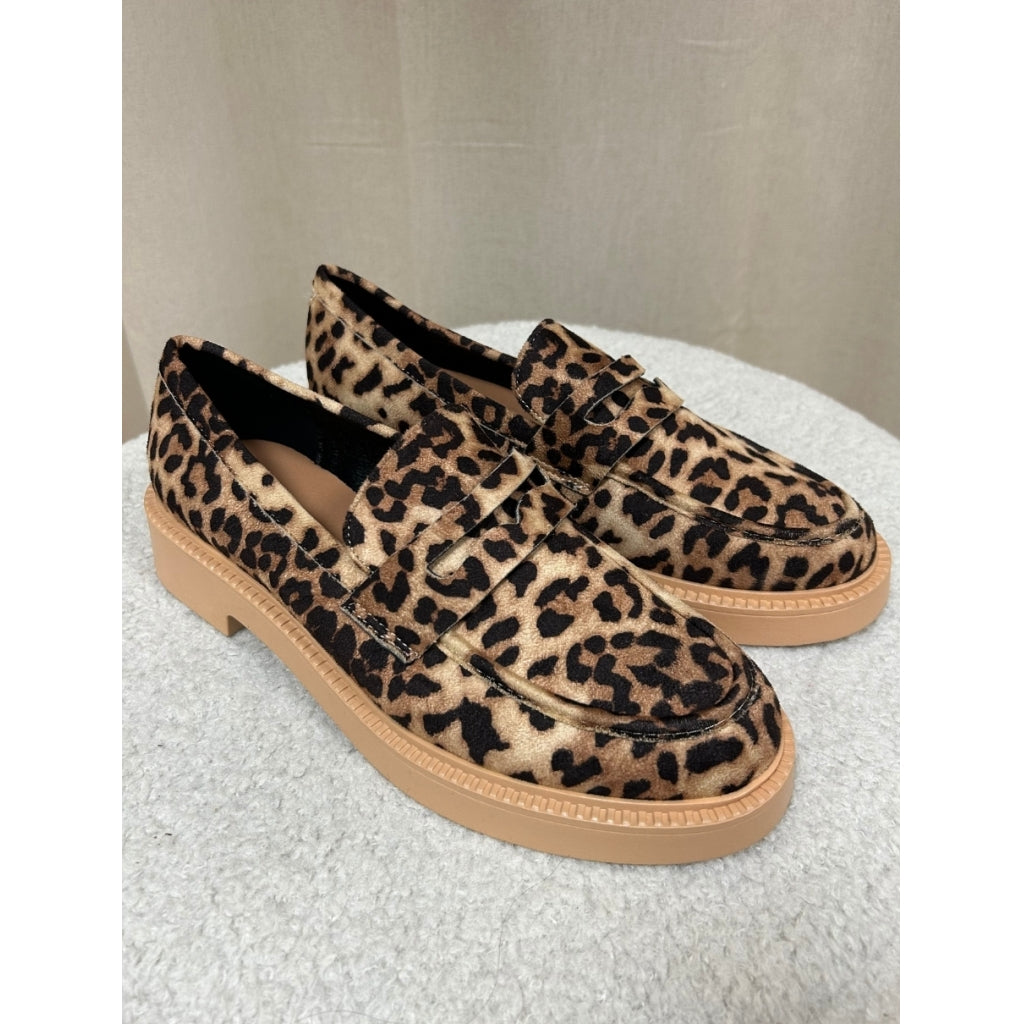 Norah Dame Loafers 1858   Leopard fra Shoes