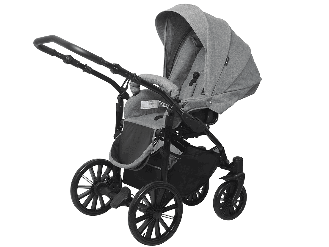 Nordic Seat   Grey Melange fra Basson Baby