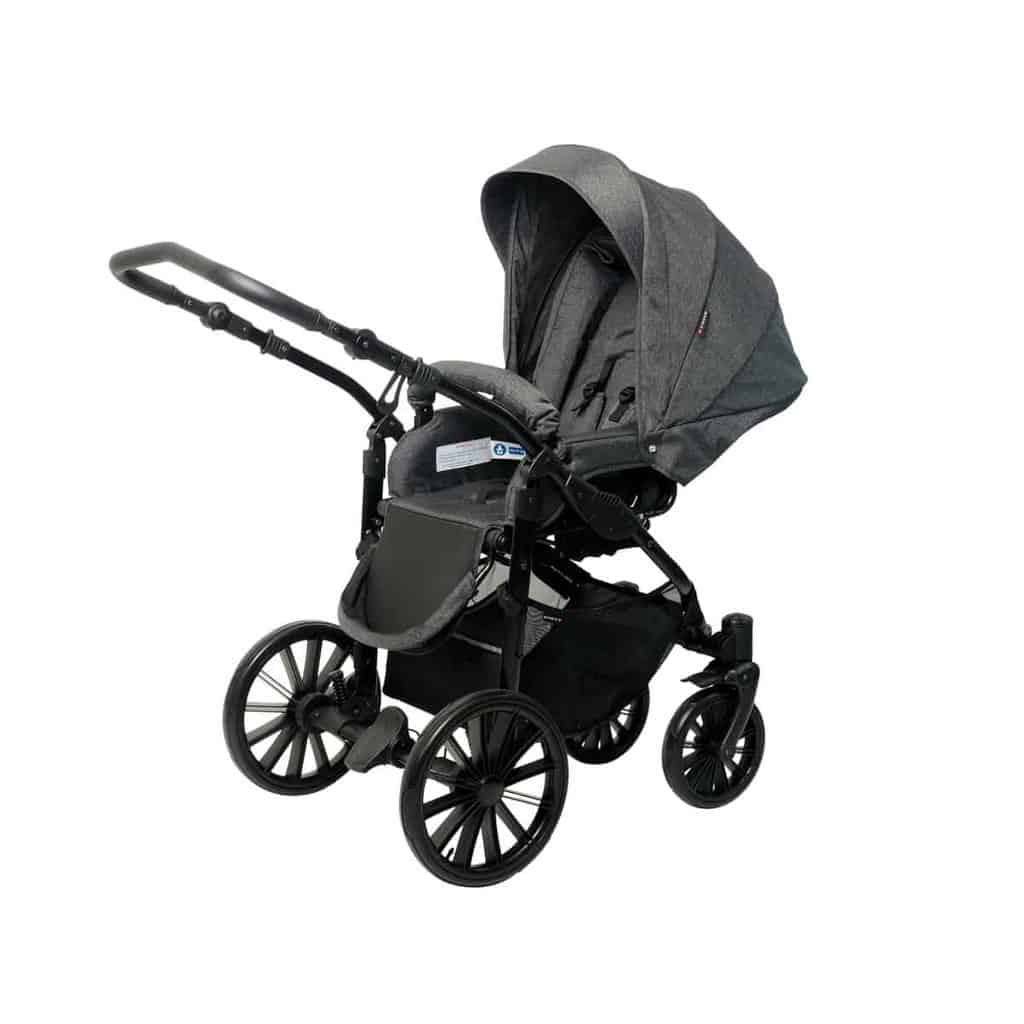 Nordic Seat   Dark Grey Melange fra Basson Baby