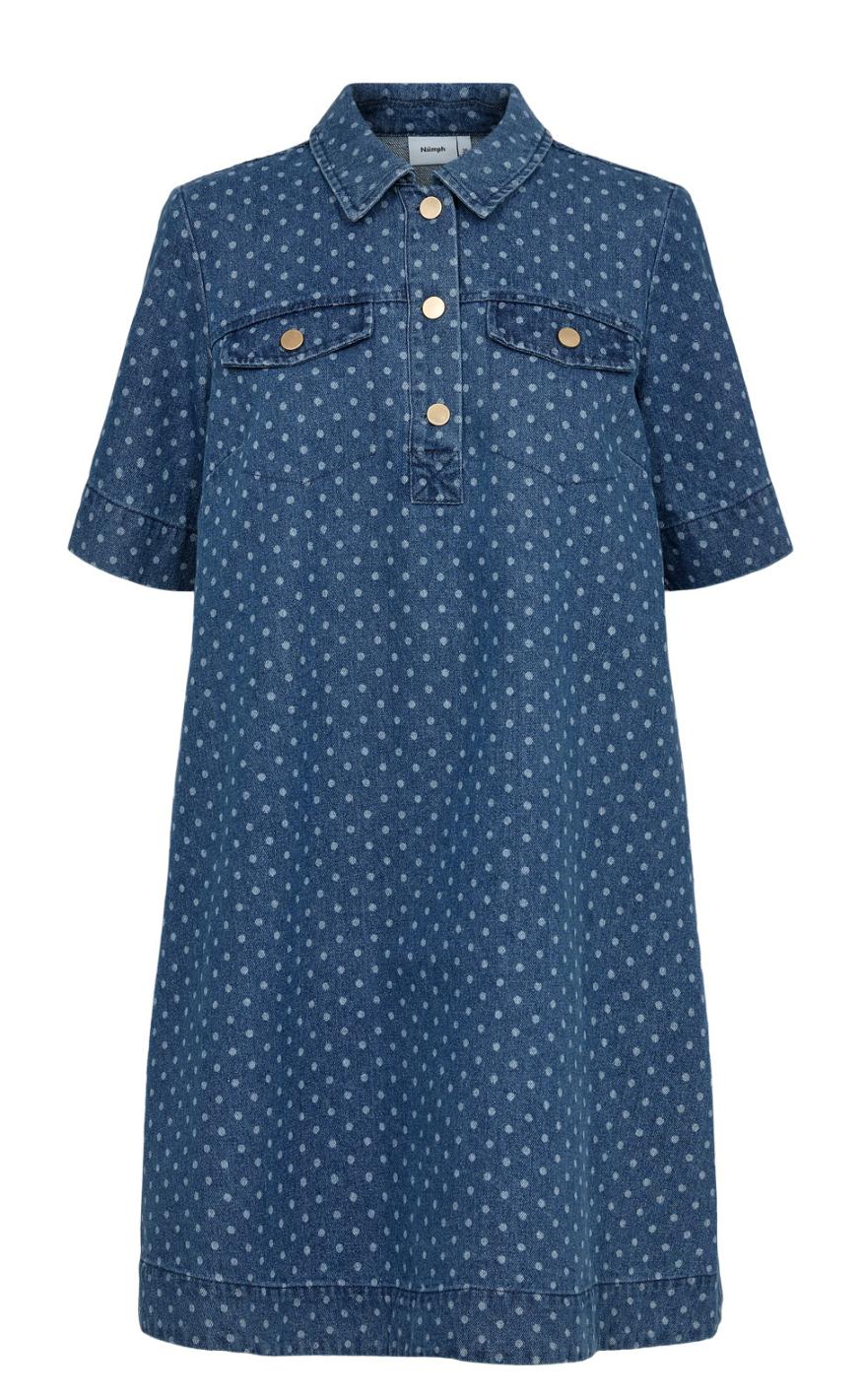 Kjole   Haddie   Medium Blue Denim fra Nümph
