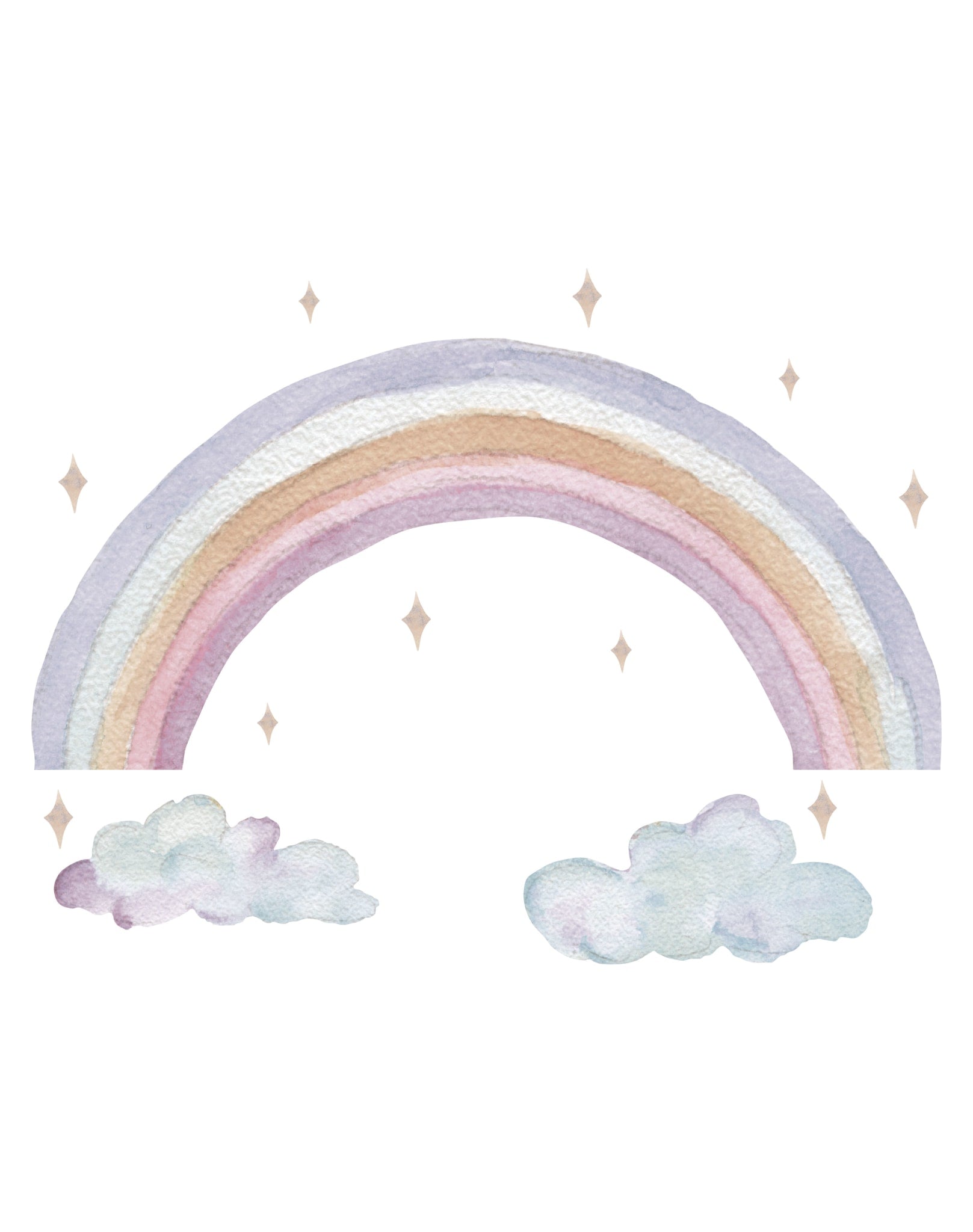 Wallsticker Fairy Rainbow   Multi fra That's Mine