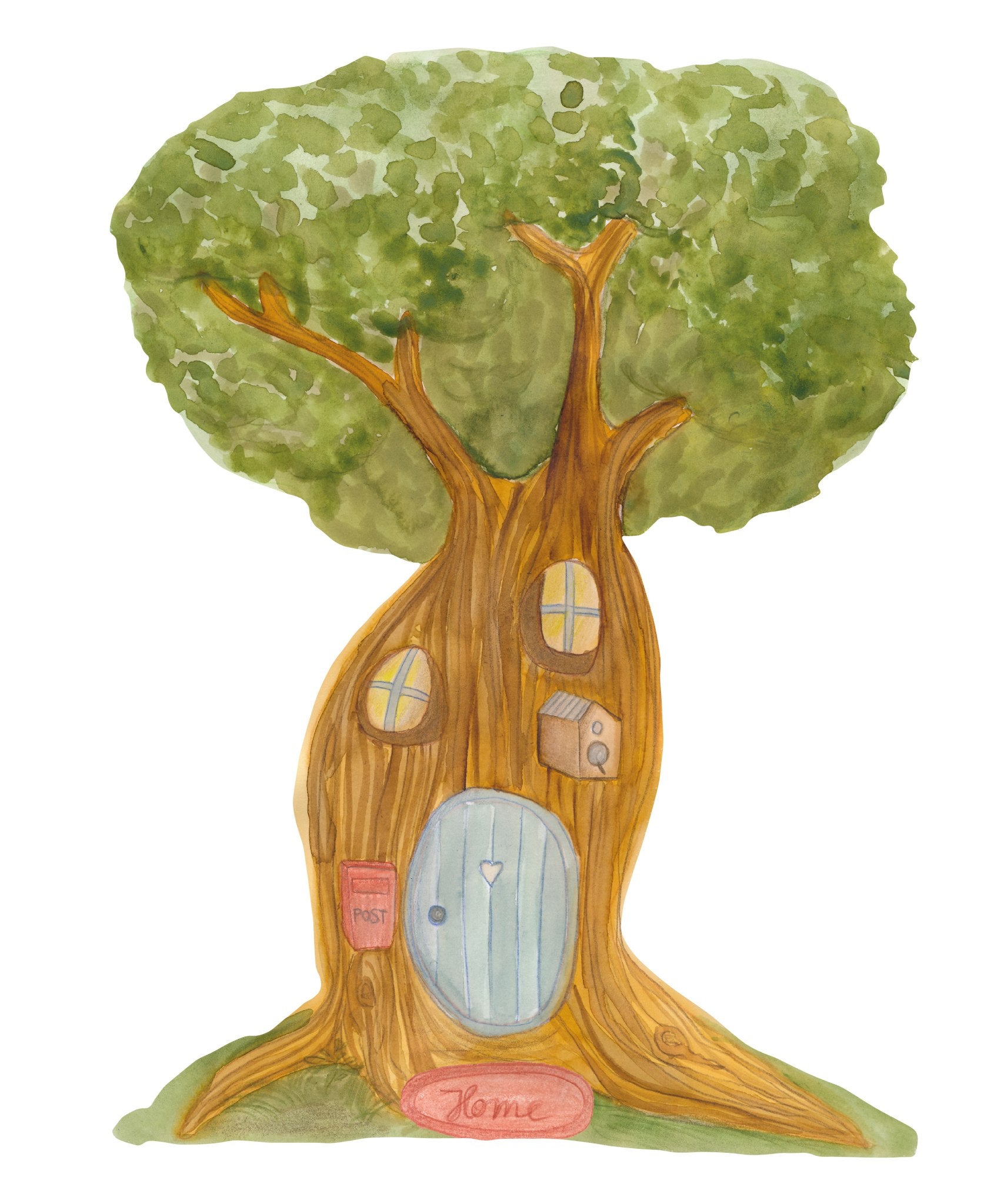 Wallsticker Tree House   Multi fra That's Mine