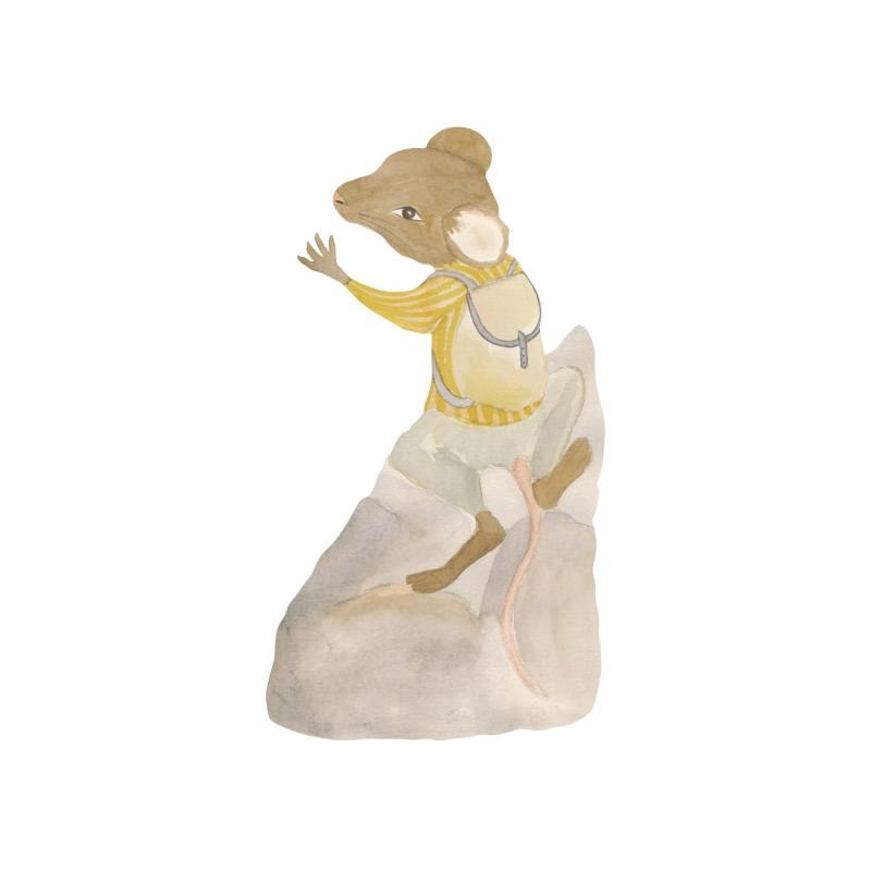Wallsticker Henry The Hiker   Brown fra That's Mine