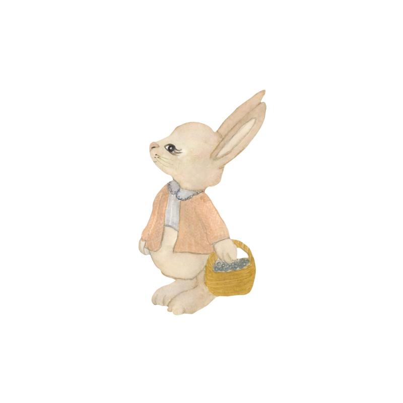 Wallsticker Ellie The Little Rabbit   Beige fra That's Mine