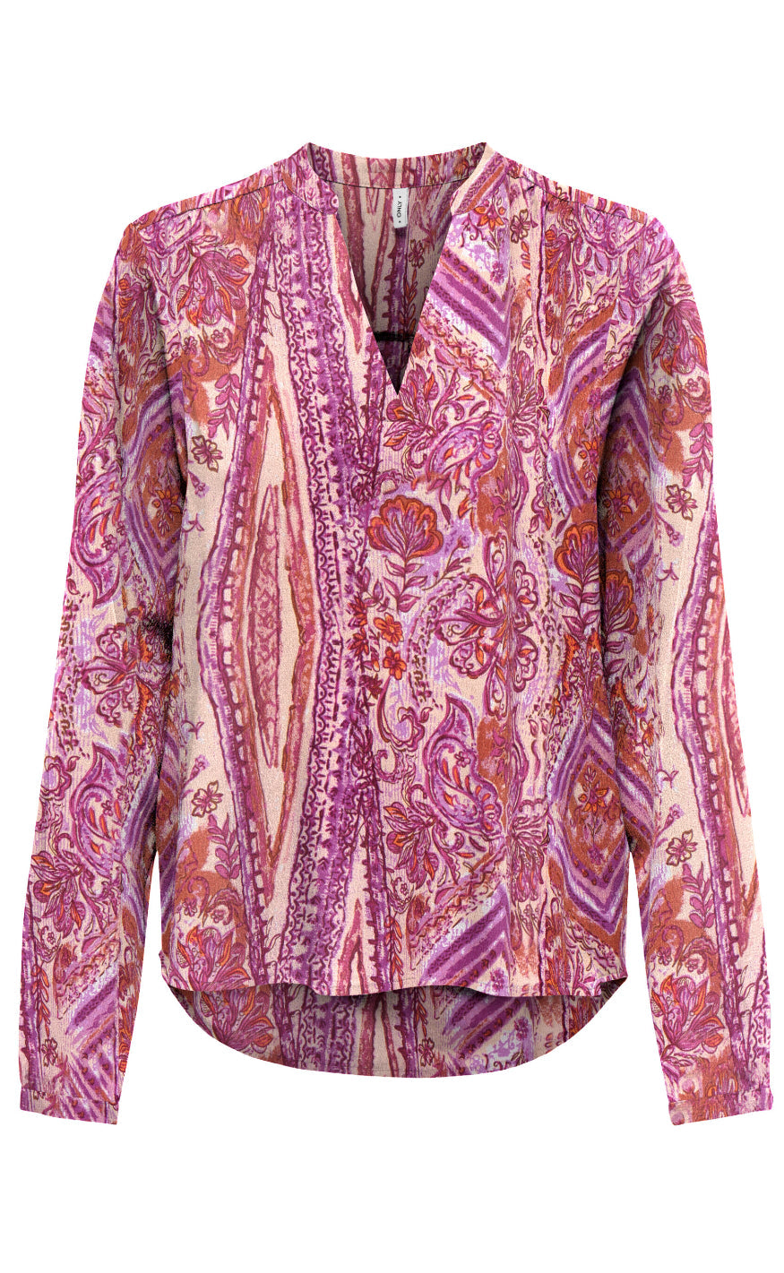 Bluse   Nova L S Josie   Fuchsia Fedora W. Bohobabe fra Only