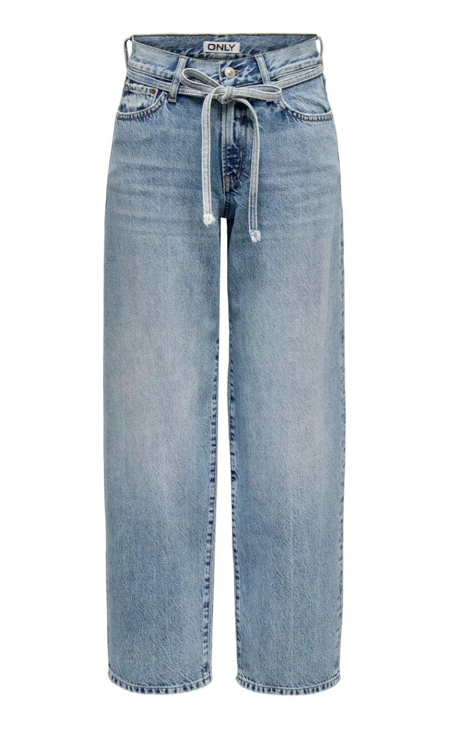Bukser   Gianna   Light Blue Denim fra Only