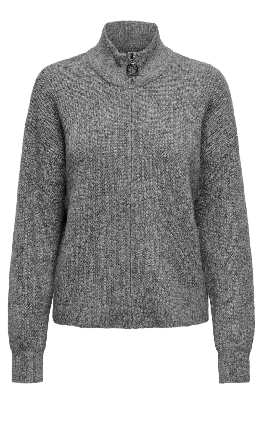 Cardigan   Tokyo   Dark Grey Melange fra Only