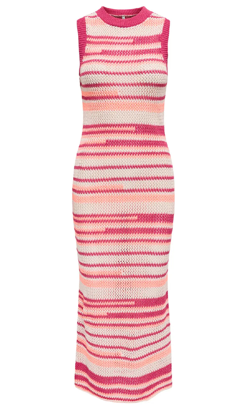 Kjole   Merida Life   Fuchsia Fedora Ecru Papaya Punch fra Only