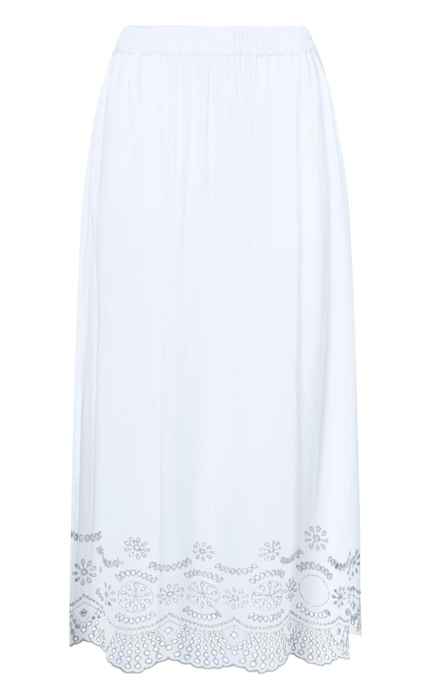 Nederdel   Lou   Bright White fra Only