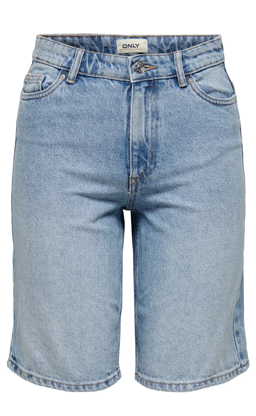 Shorts Sonny Light Blue Denim fra Only