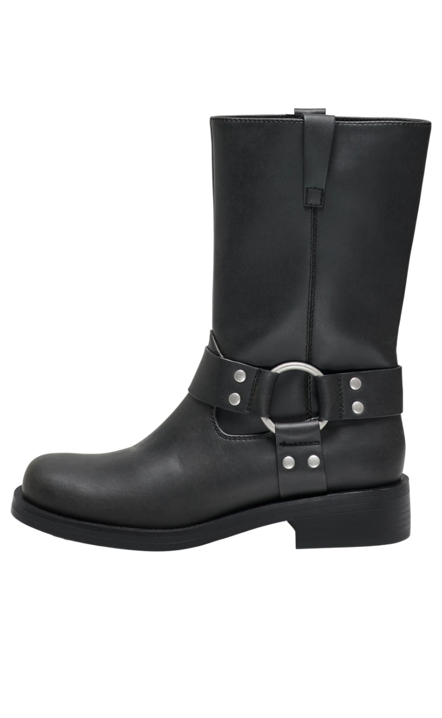 Støvler   Bax Biker Long   Black fra Only