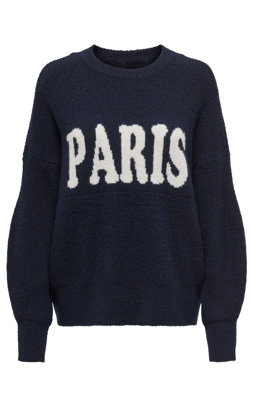 Strik Parri Dark Navy Paris fra Only