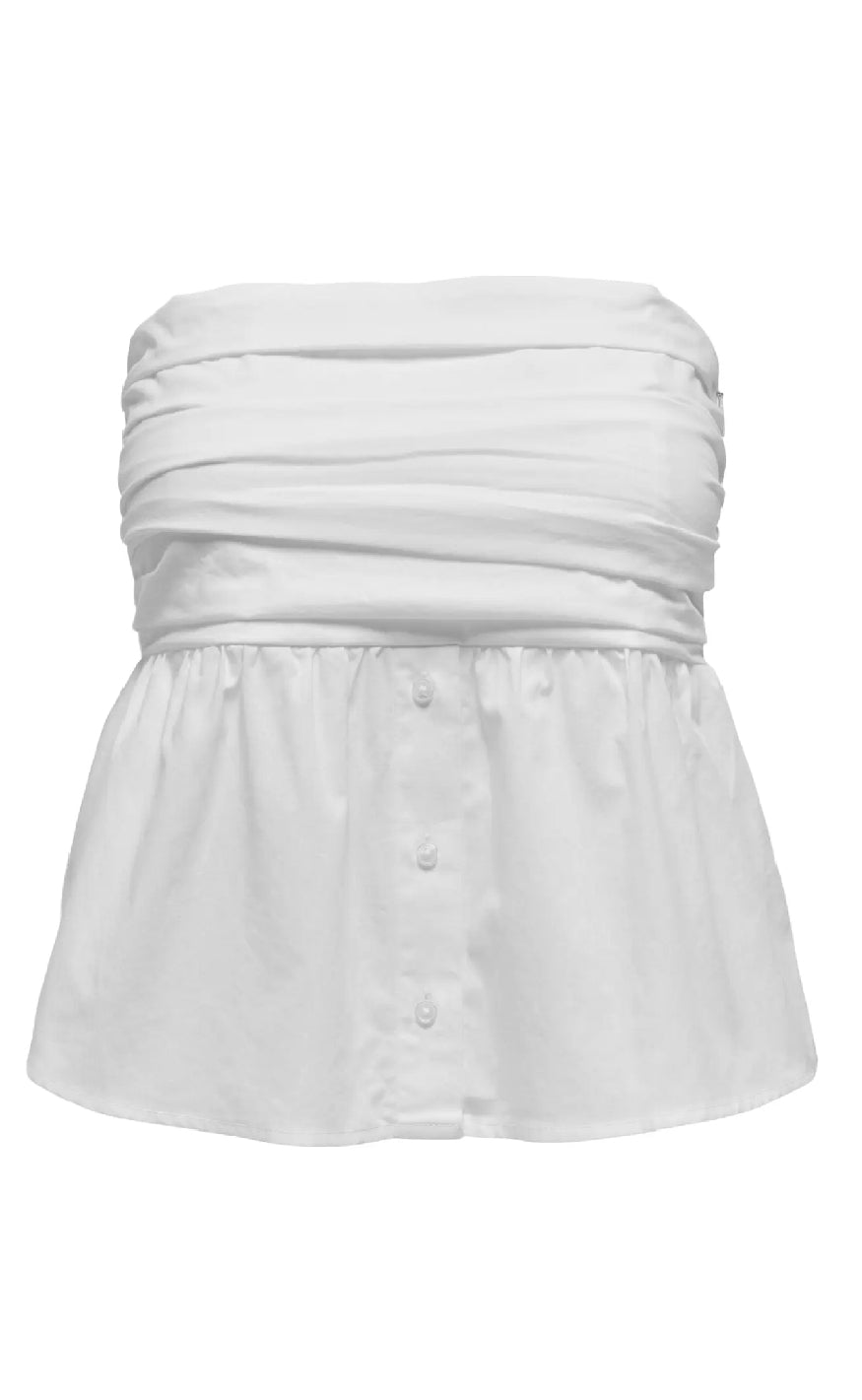 Top   Esie   White fra Only
