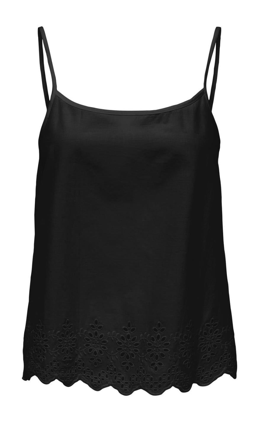 Top   Lou Singlet   Black fra Only