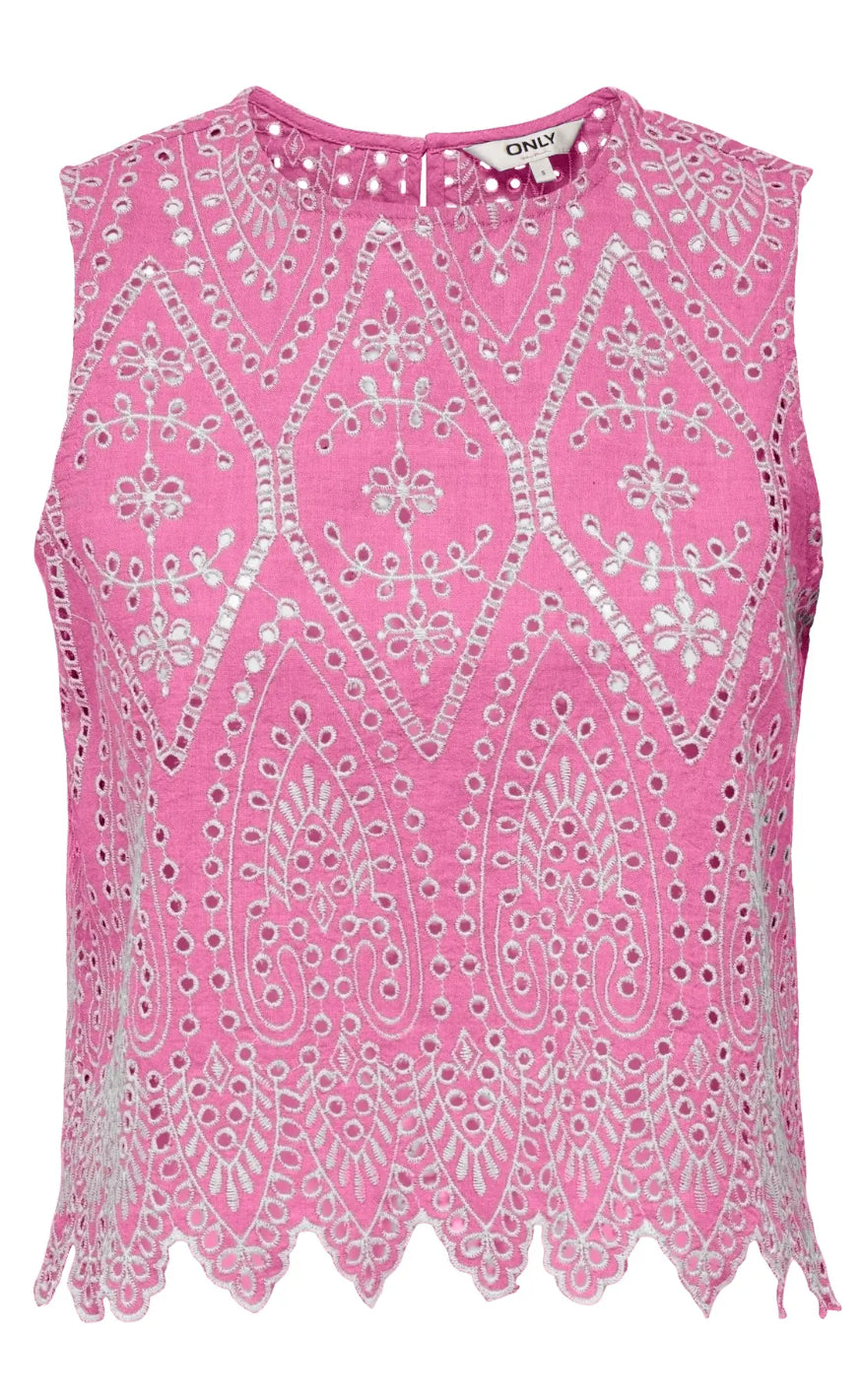 Top   Tulum   Fuchsia Pink fra Only