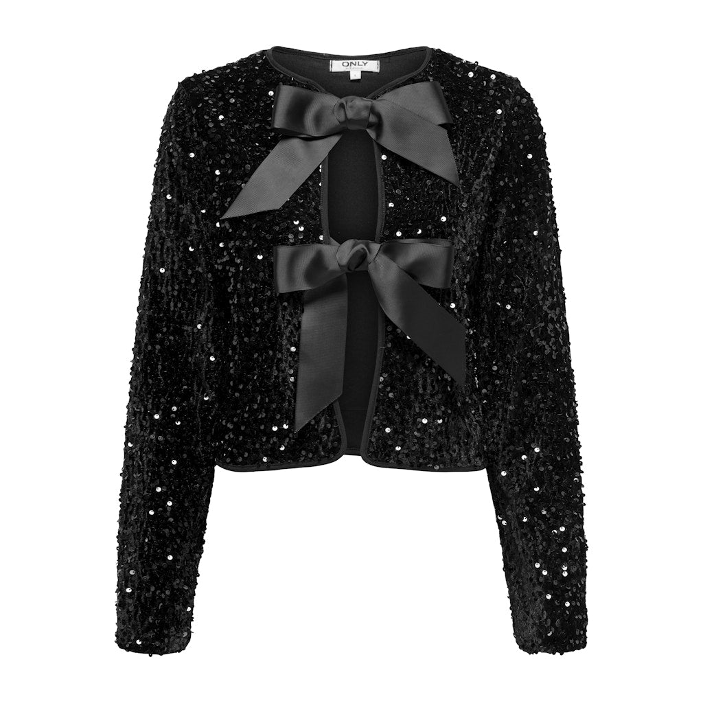 Dame Bluse Onlanika Black Black Bow fra Only