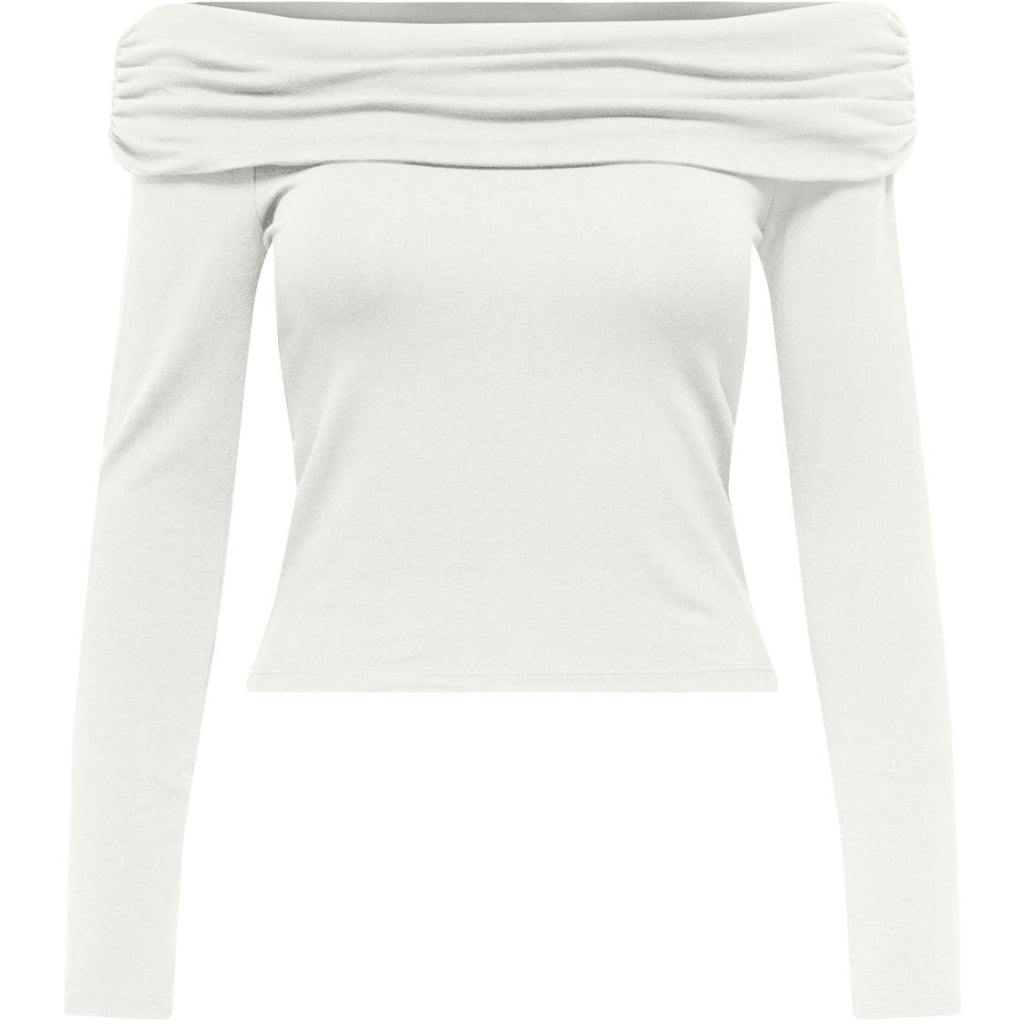 Dame Bluse Onllive   Cloud Dancer fra Only