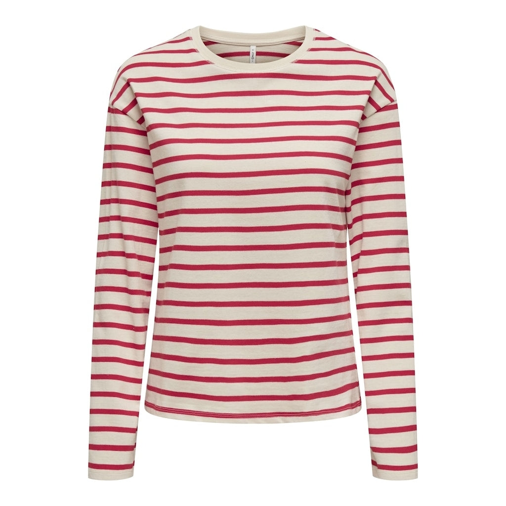 Dame Bluse Onlnew Birch Mars Red fra Only