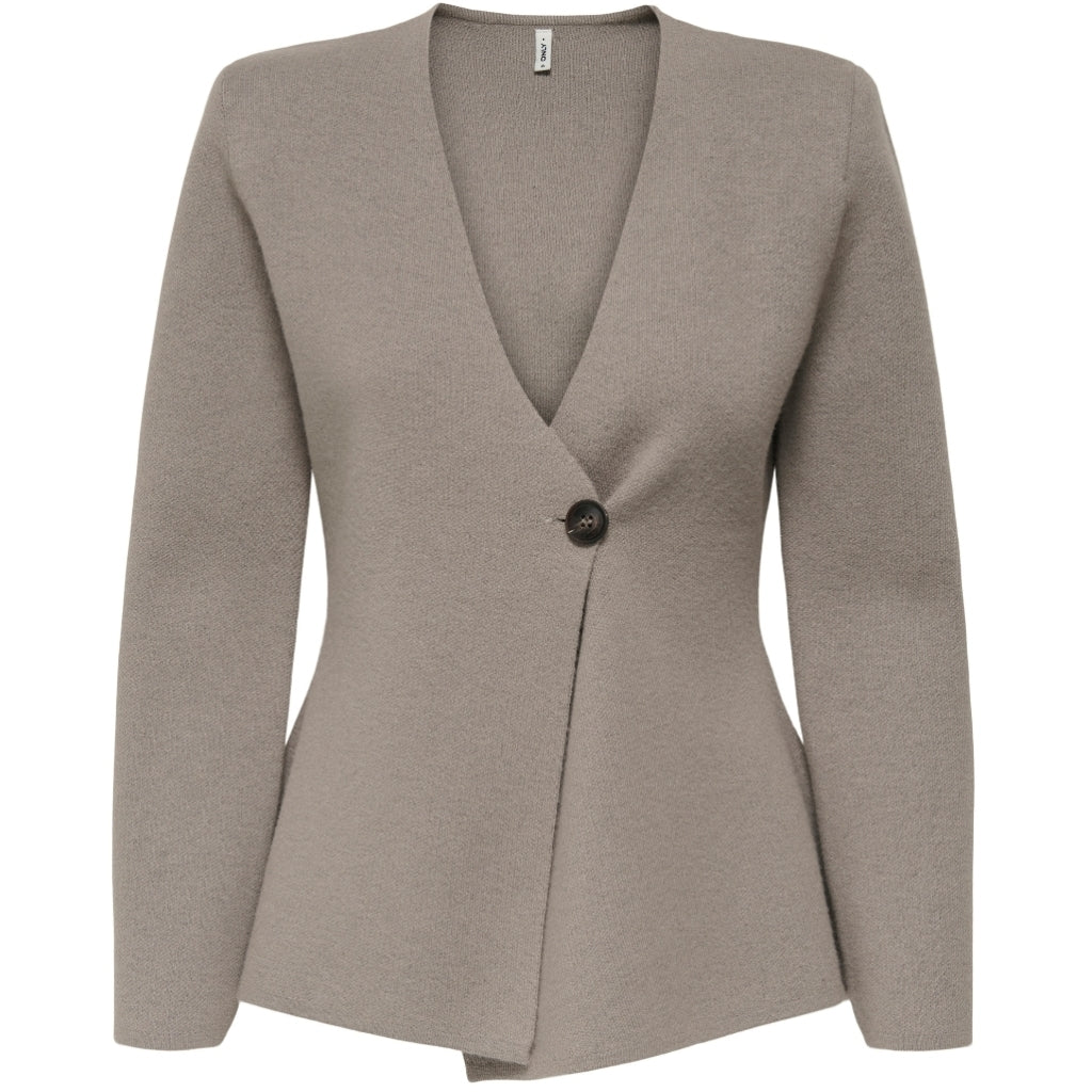 Dame Cardigan Onlmyera   Moon Rock Melange fra Only