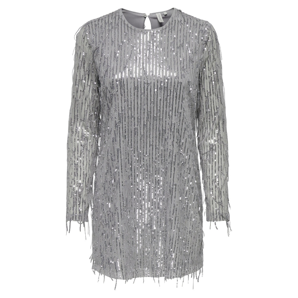 Dame Kjole Onlanika   Vapor Blue Silver Sequins fra Only
