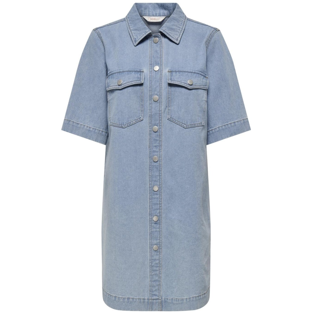 Dame Kjole Onlbelle   Light Blue Denim fra Only