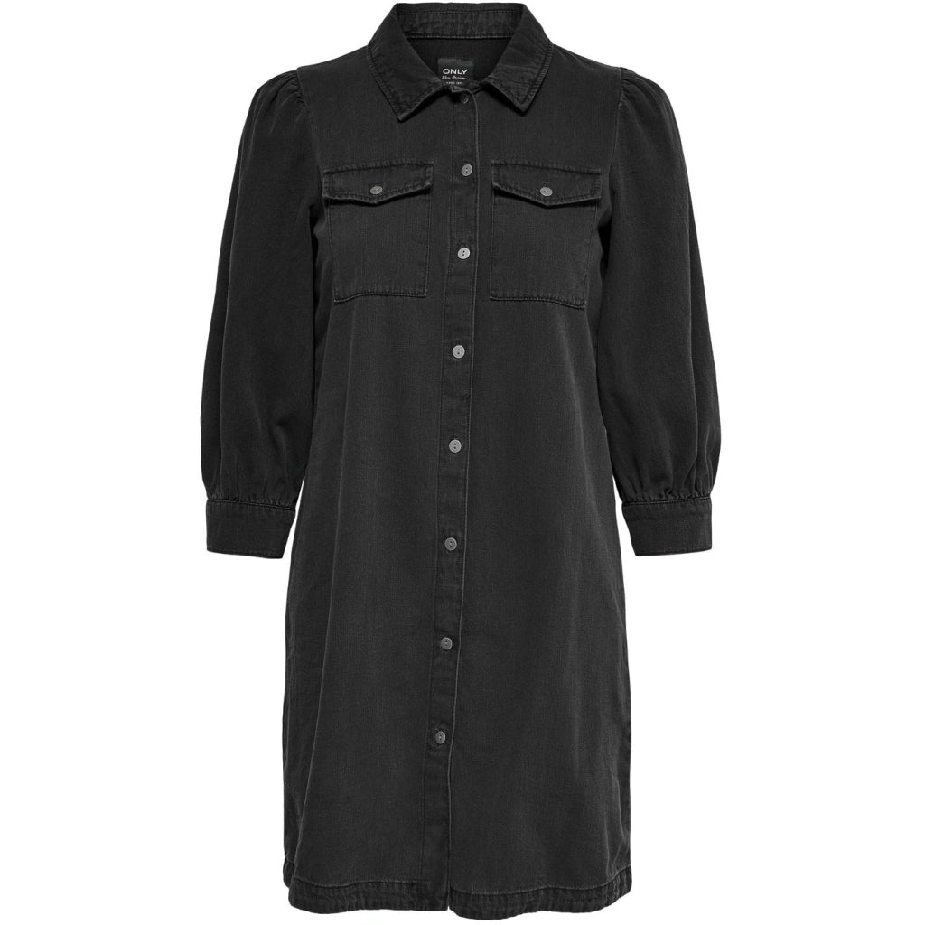 Dame Kjole Onlfelica Washed Black fra Only