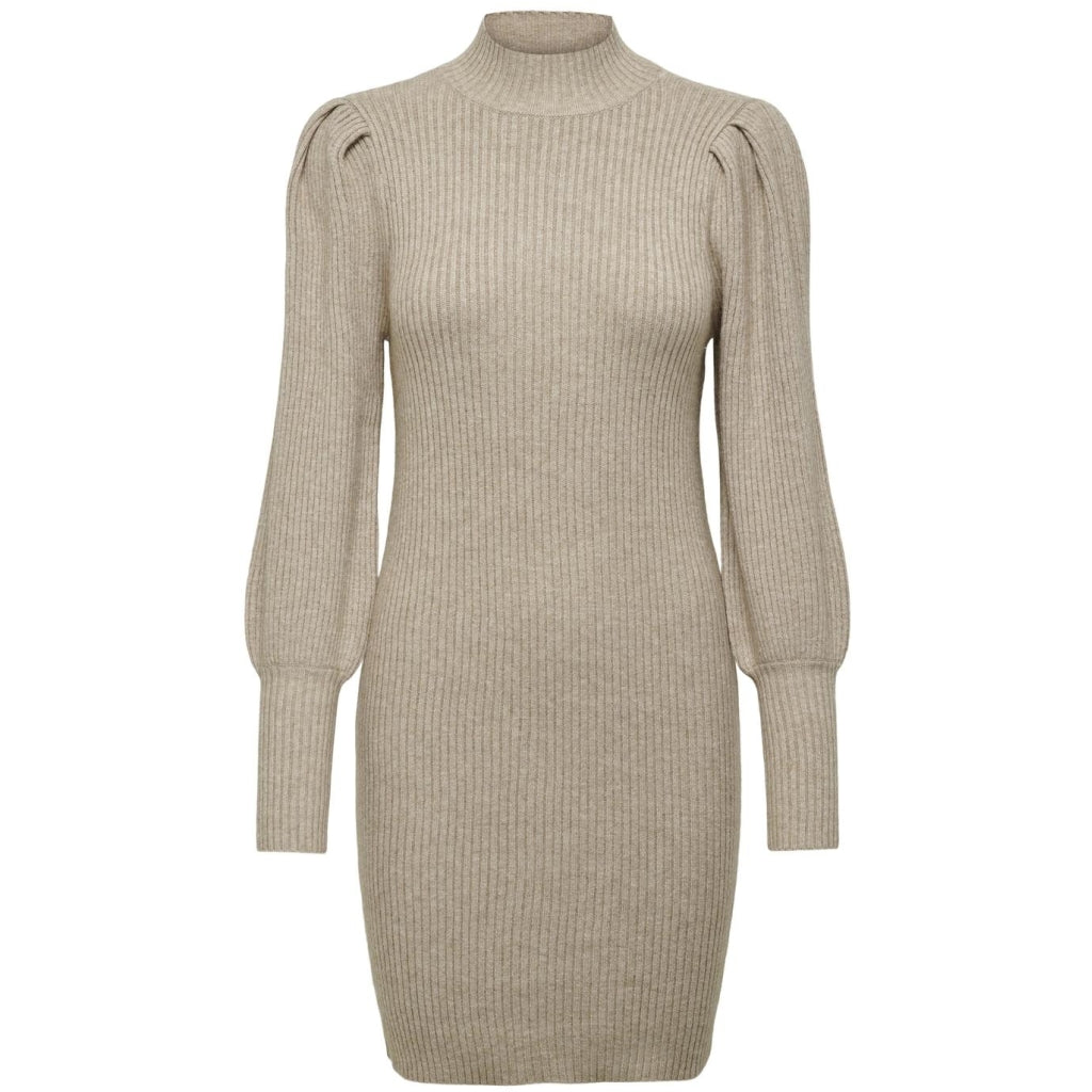 Dame Kjole Onlkatia Mocha Meringue W. Melange fra Only