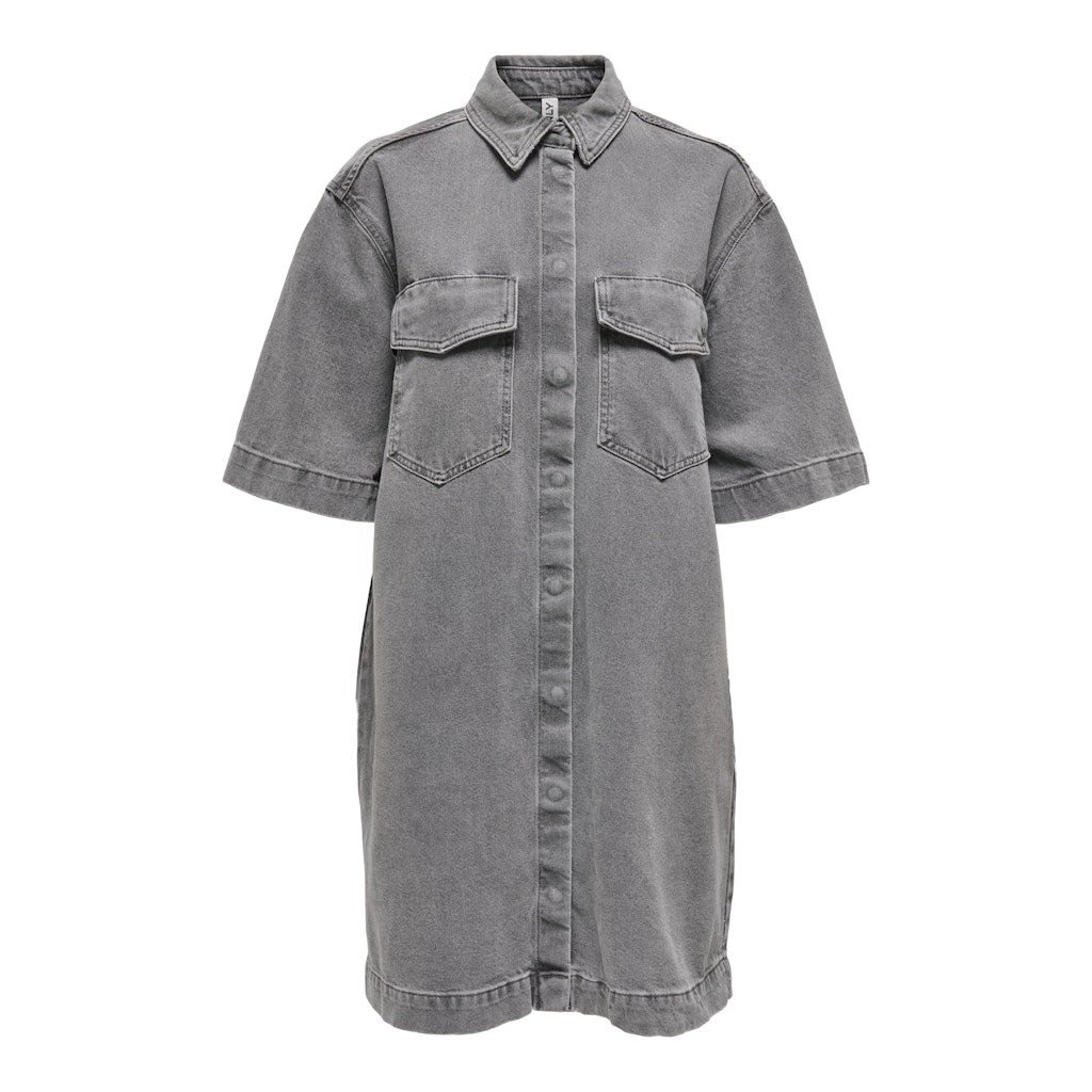 Dame Kjole Onlsophie Medium Grey Denim fra Only