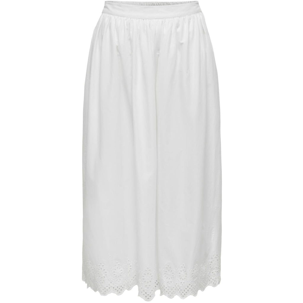 Dame Nederdel Onllou Bright White fra Only