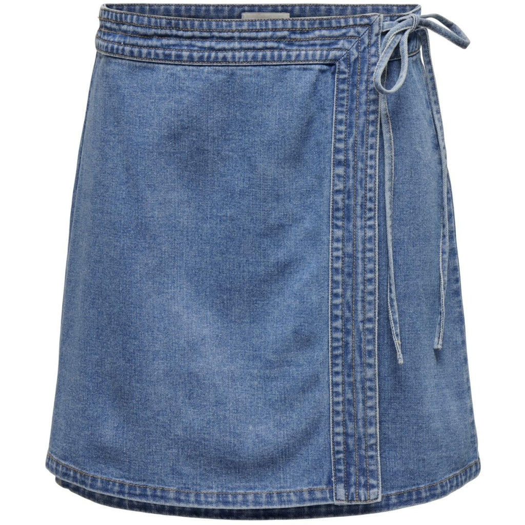 Dame Nederdel Onlvilla Light Blue Denim fra Only