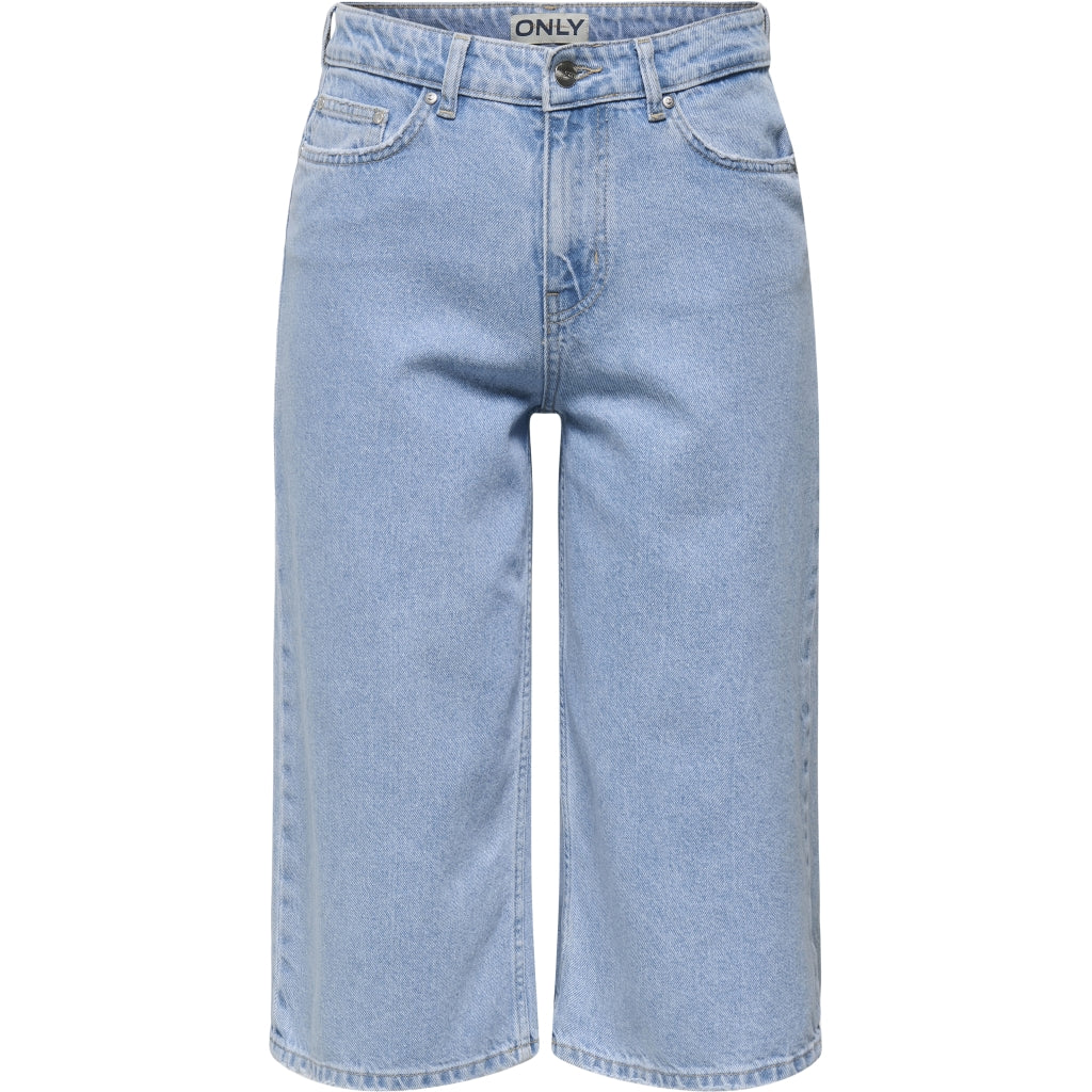 Dame Shorts Onlmerla   Light Blue Denim fra Only