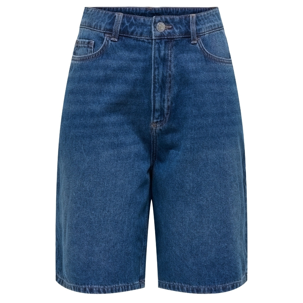Dame Shorts Onlmerla   Medium Blue Denim fra Only