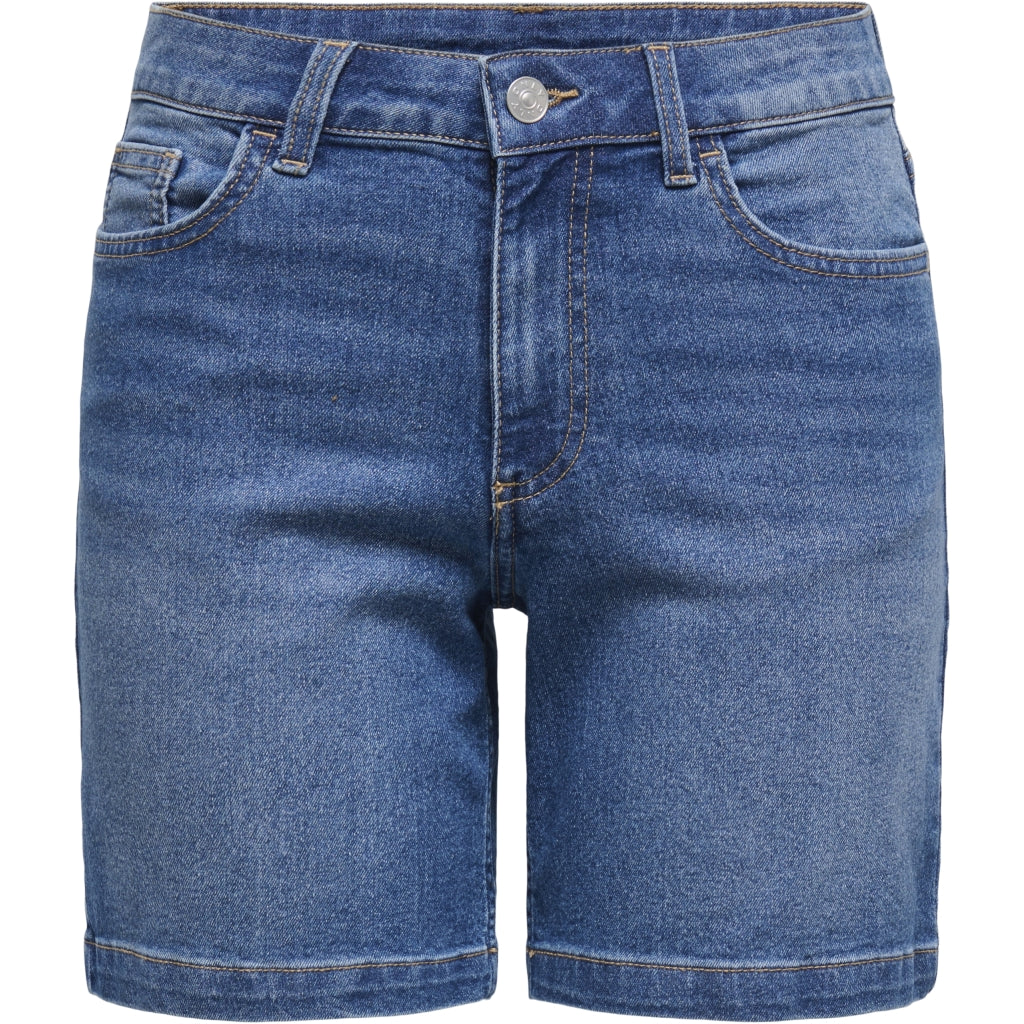 Dame Shorts Onlmia   Medium Blue Denim fra Only