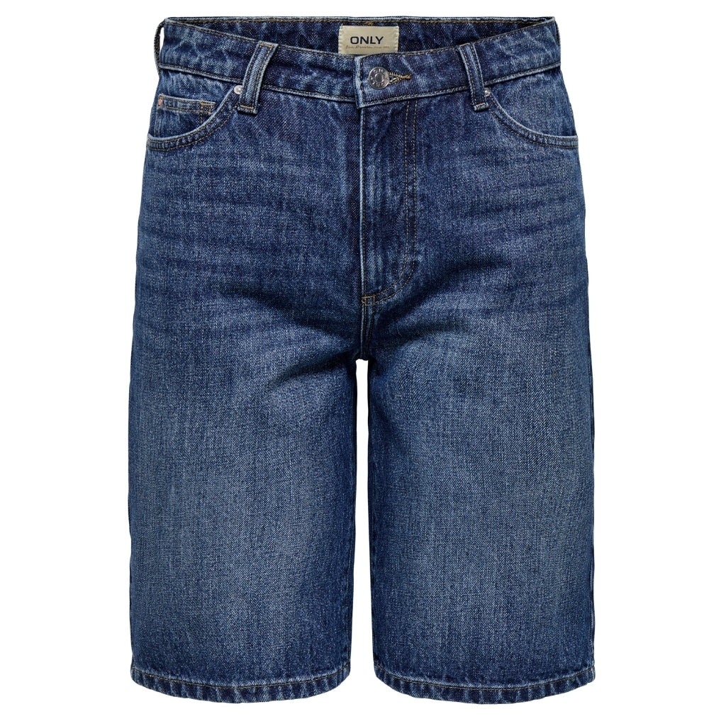 Dame Shorts Onlsonny Dark Blue Denim fra Only