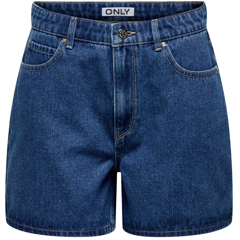 Dame Shorts Onlvenus Medium Blue Denim fra Only