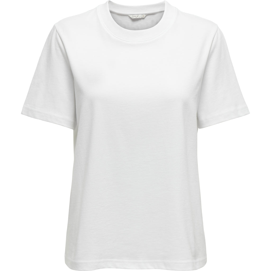 Dame T Shirt Onlmonja   White fra Only