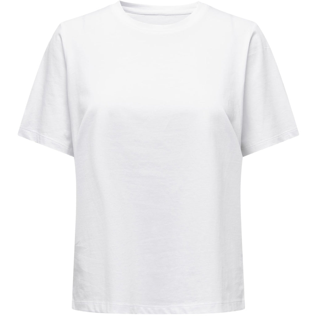 Dame T Shirt Onl White fra Only