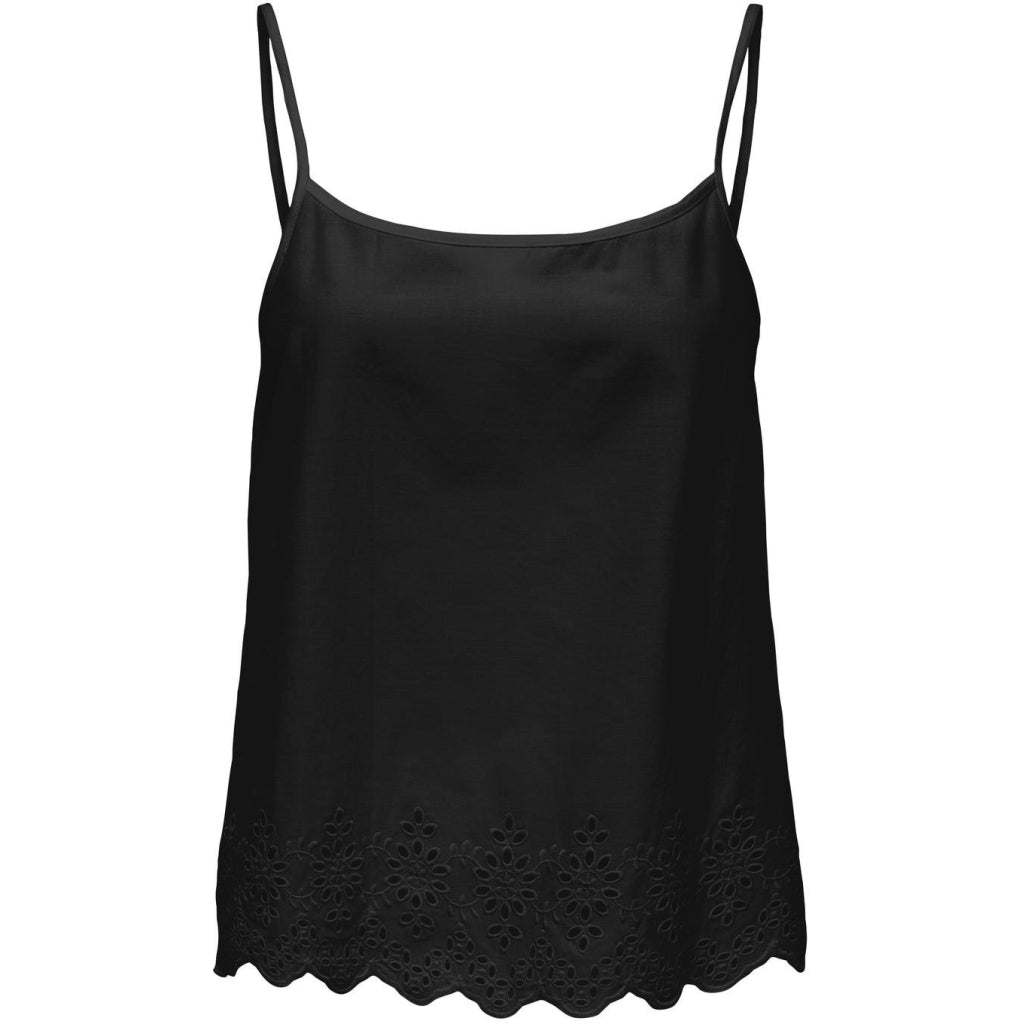 Dame Top Onllou   Black fra Only