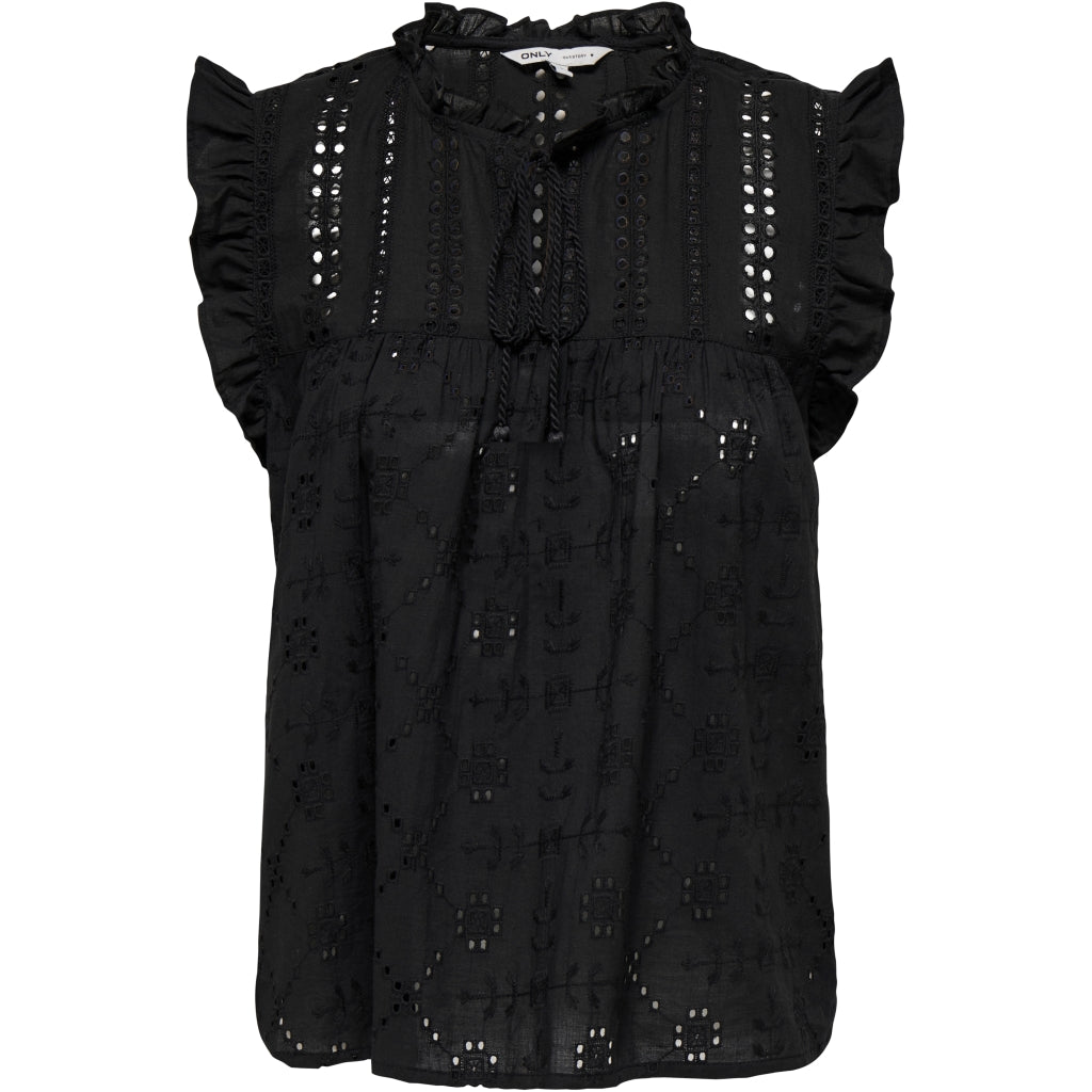 Dame Top Onlreva Black fra Only