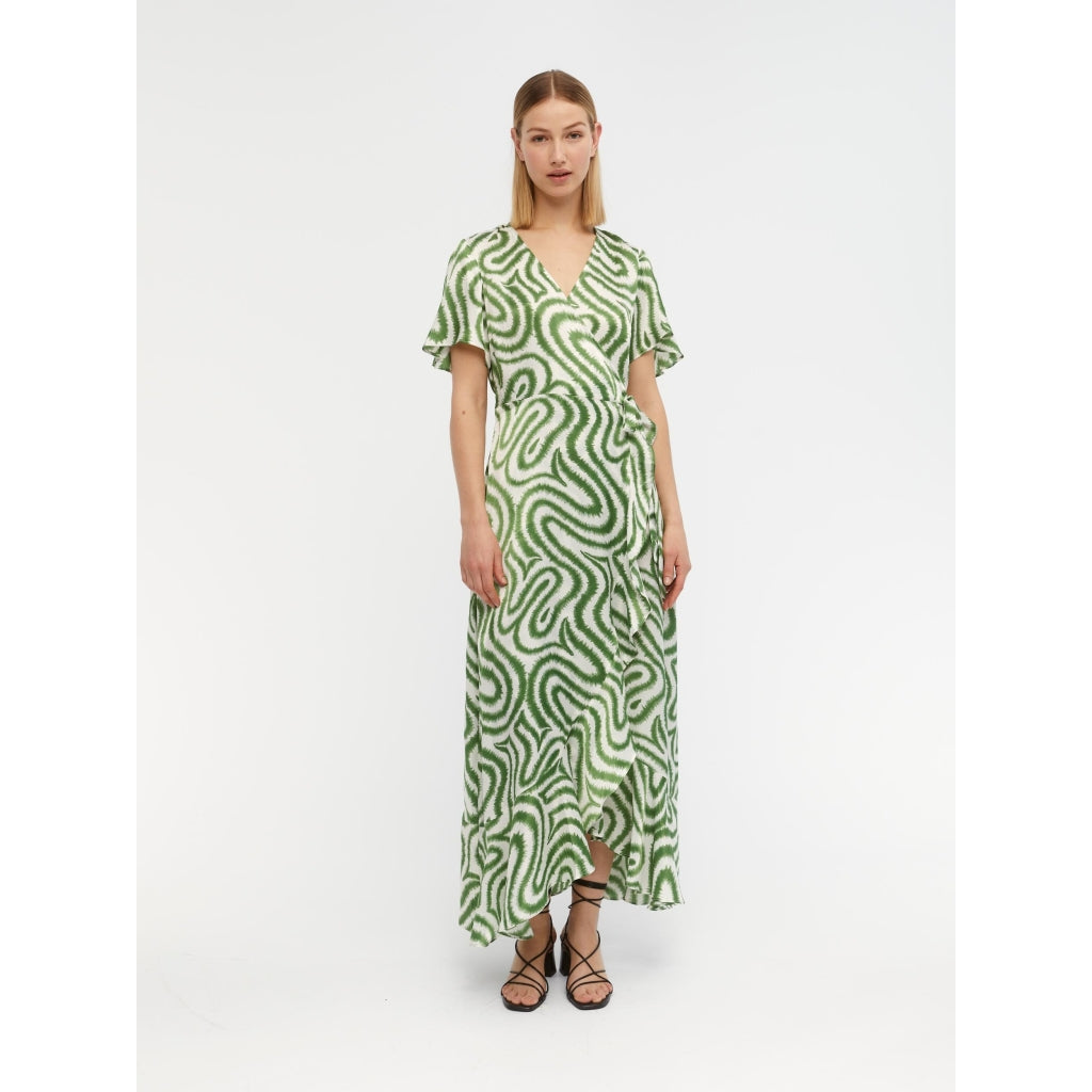 Object Dame Kjole Objgreen   Artichoke Green Graphic fra .object
