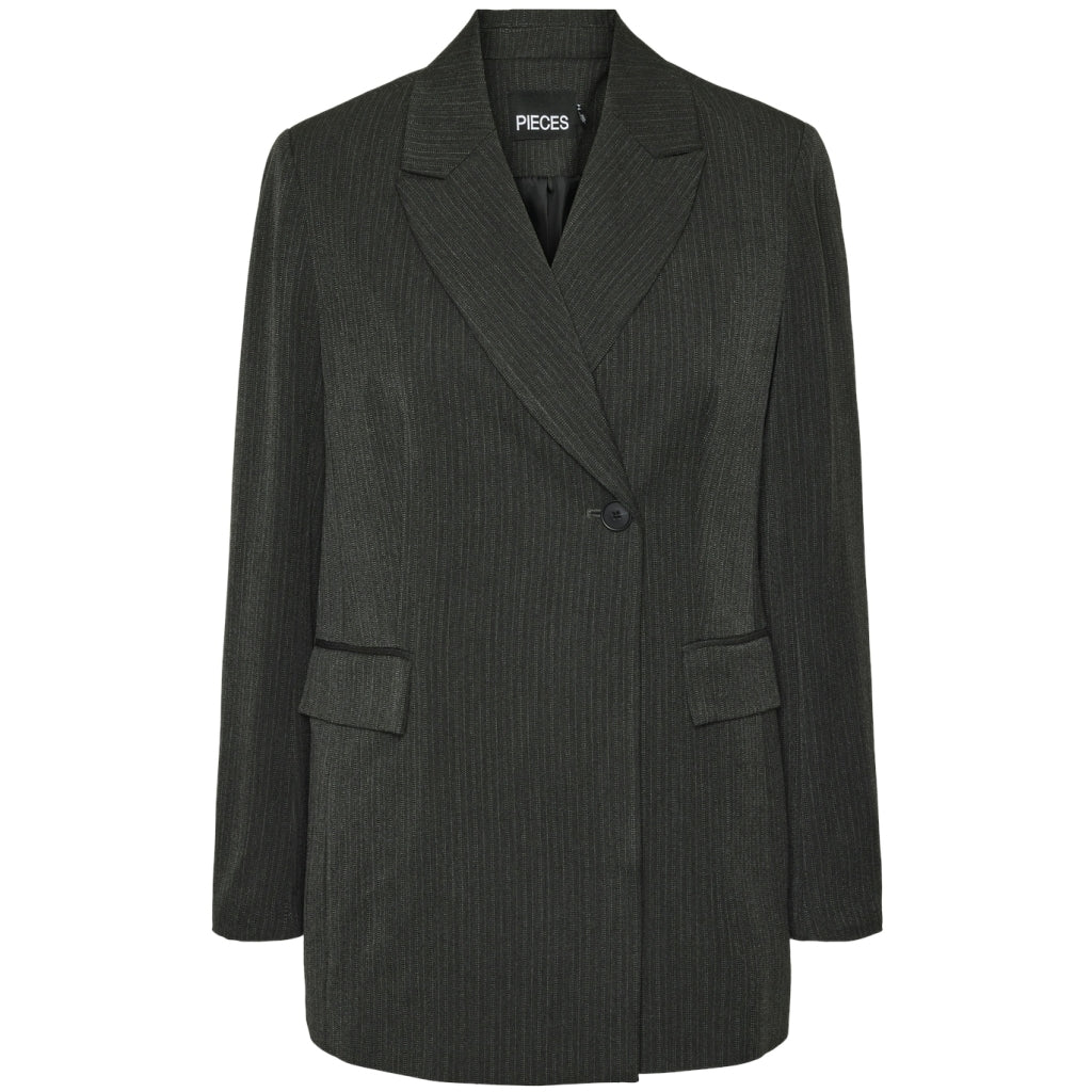 Dame Blazer Pctalia   Dark Grey Cloud Dancer fra Pieces