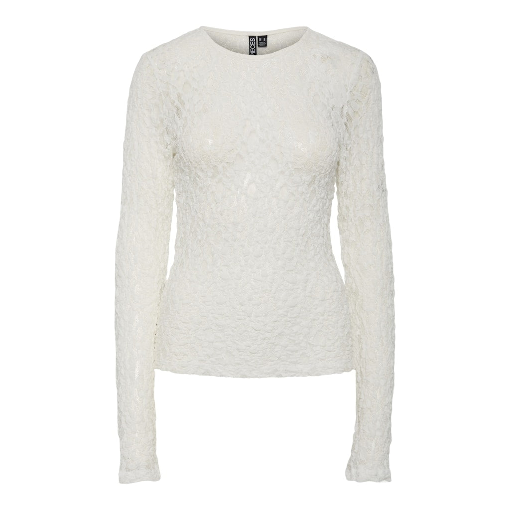 Dame Bluse Pchazel Cloud Dancer fra Pieces