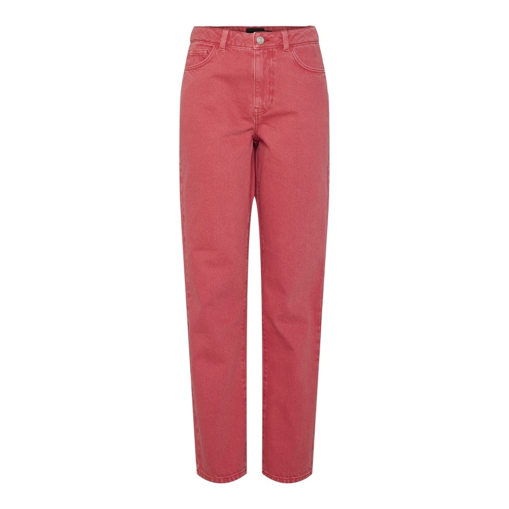 Dame Bukser Pcfria   High Risk Red Washed fra Pieces