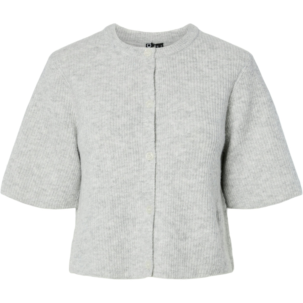 Dame Cardigan Pcsilly   Light Grey Melange fra Pieces