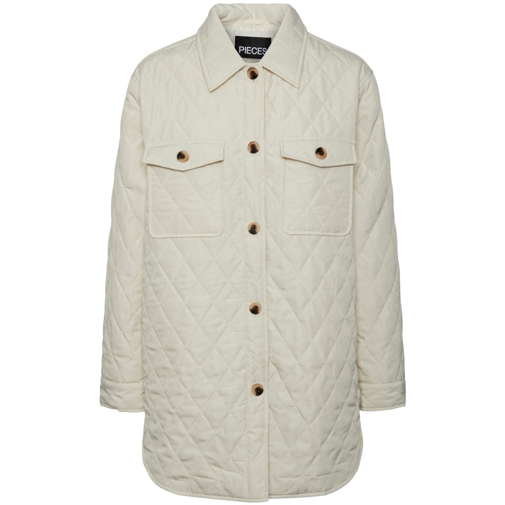 Dame Jakke Pctaylor   Whitecap Gray fra Pieces