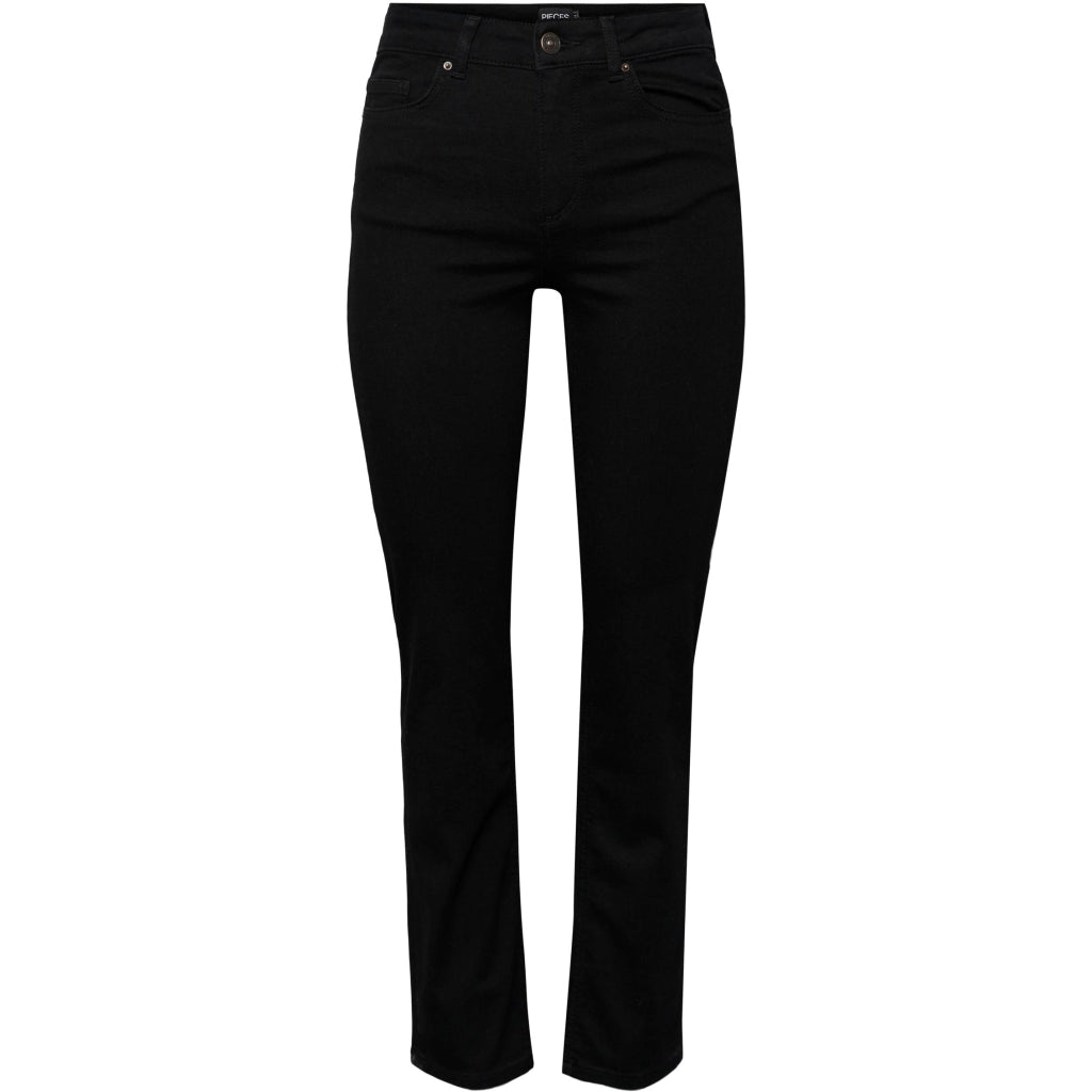 Dame Jeans Pcdelly Black Denim fra Pieces