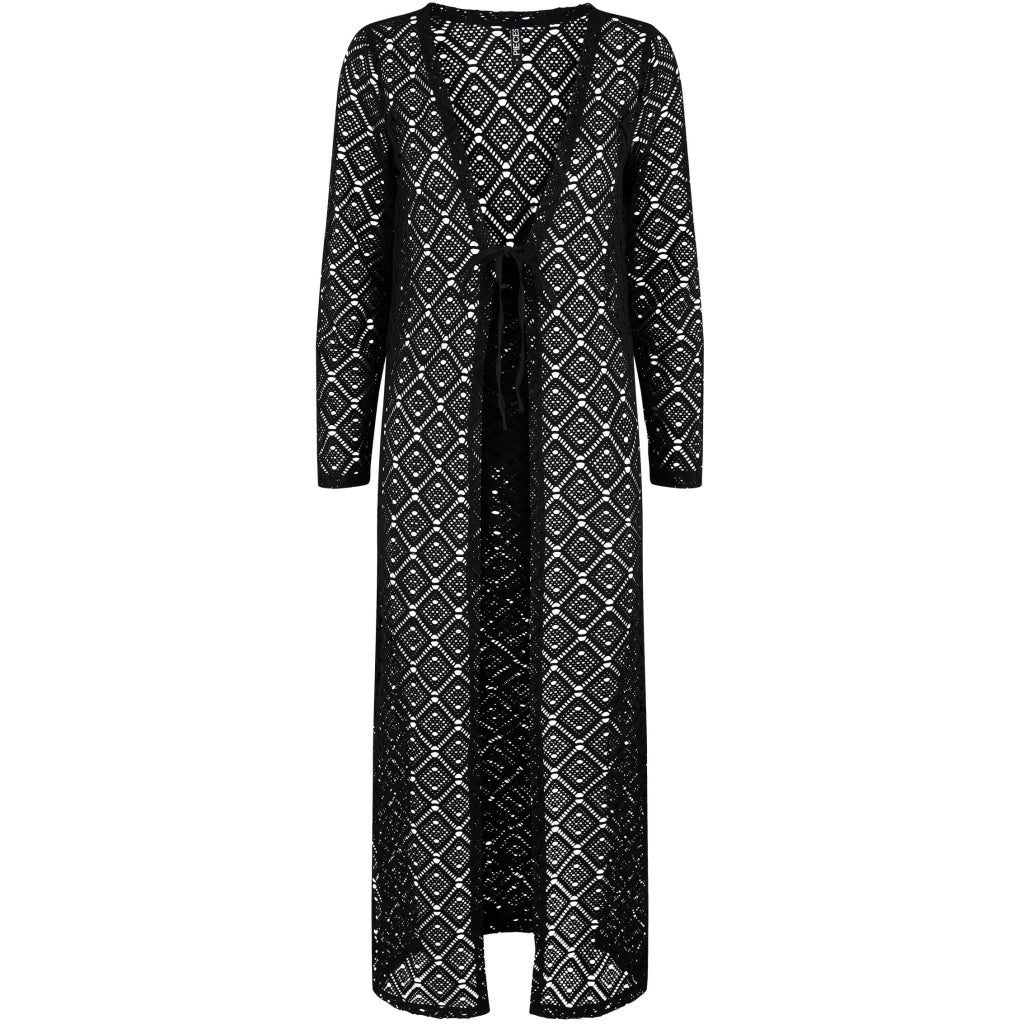 Dame Kimono Pcvita   Black fra Pieces