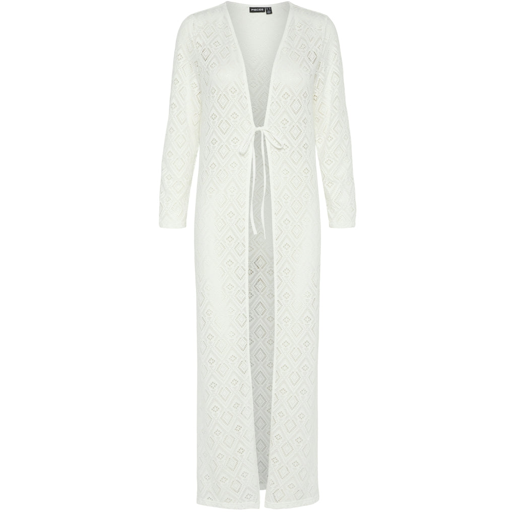 Dame Kimono Pcvita   Cloud Dancer fra Pieces